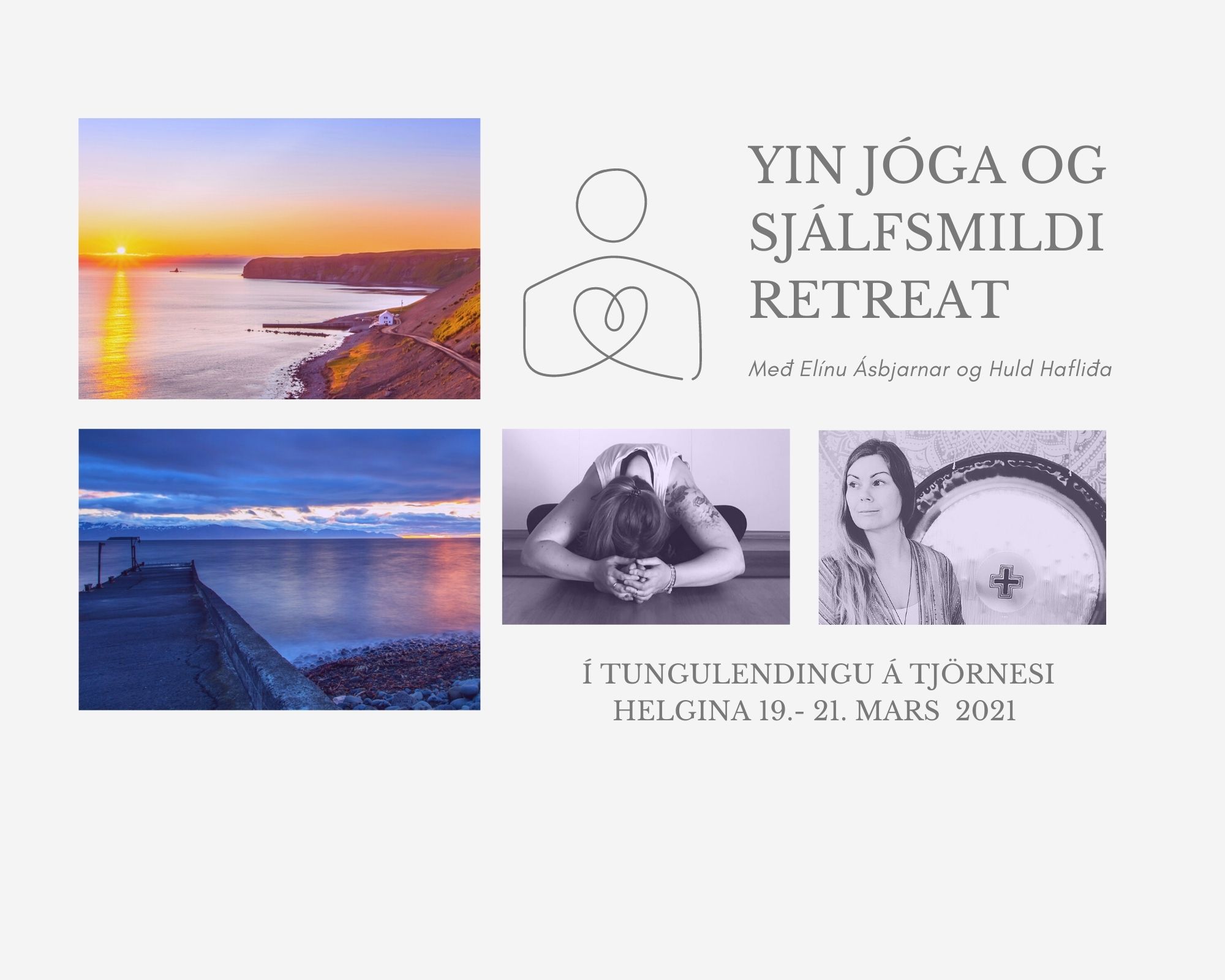 Yin jóga og sjálfsmildi – Retreat Yin jóga og sjálfsmildi – Retreat
